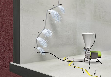 Injection de béton - Systèmes d'injection de fissures